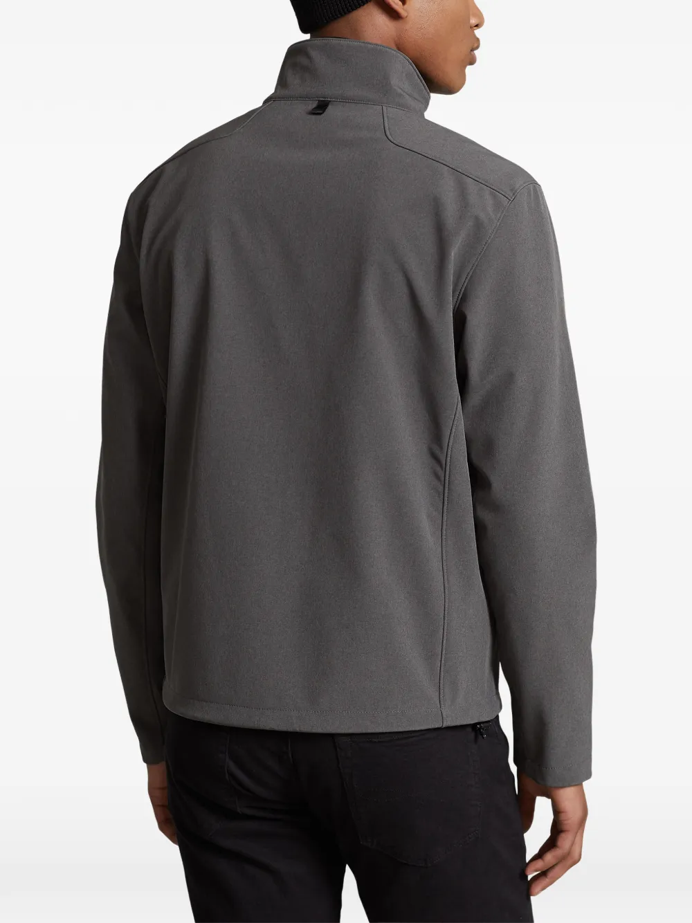 Polo Ralph Lauren Jack met geborduurd logo en rits Grijs