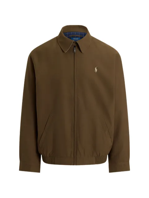 Polo Ralph Lauren logo-embroidered elasticated-hem jacket