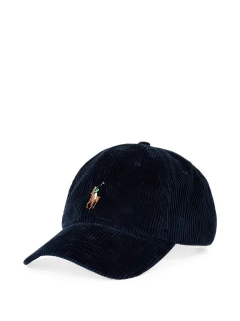 Polo Ralph Lauren gorra de béisbol de pana con logo bordado