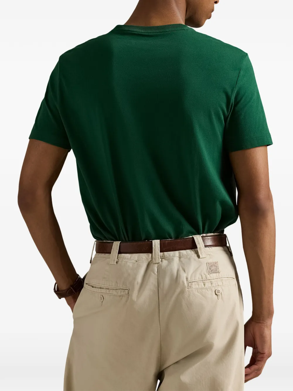 Polo Ralph Lauren T-shirt met geborduurd logo Groen