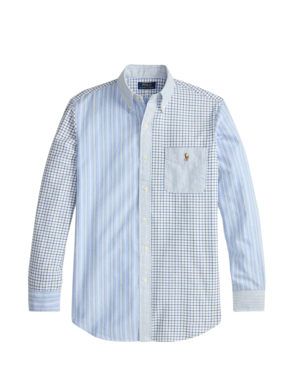 Polo Ralph Lauren Funshirt patchwork-design shirt - Blu