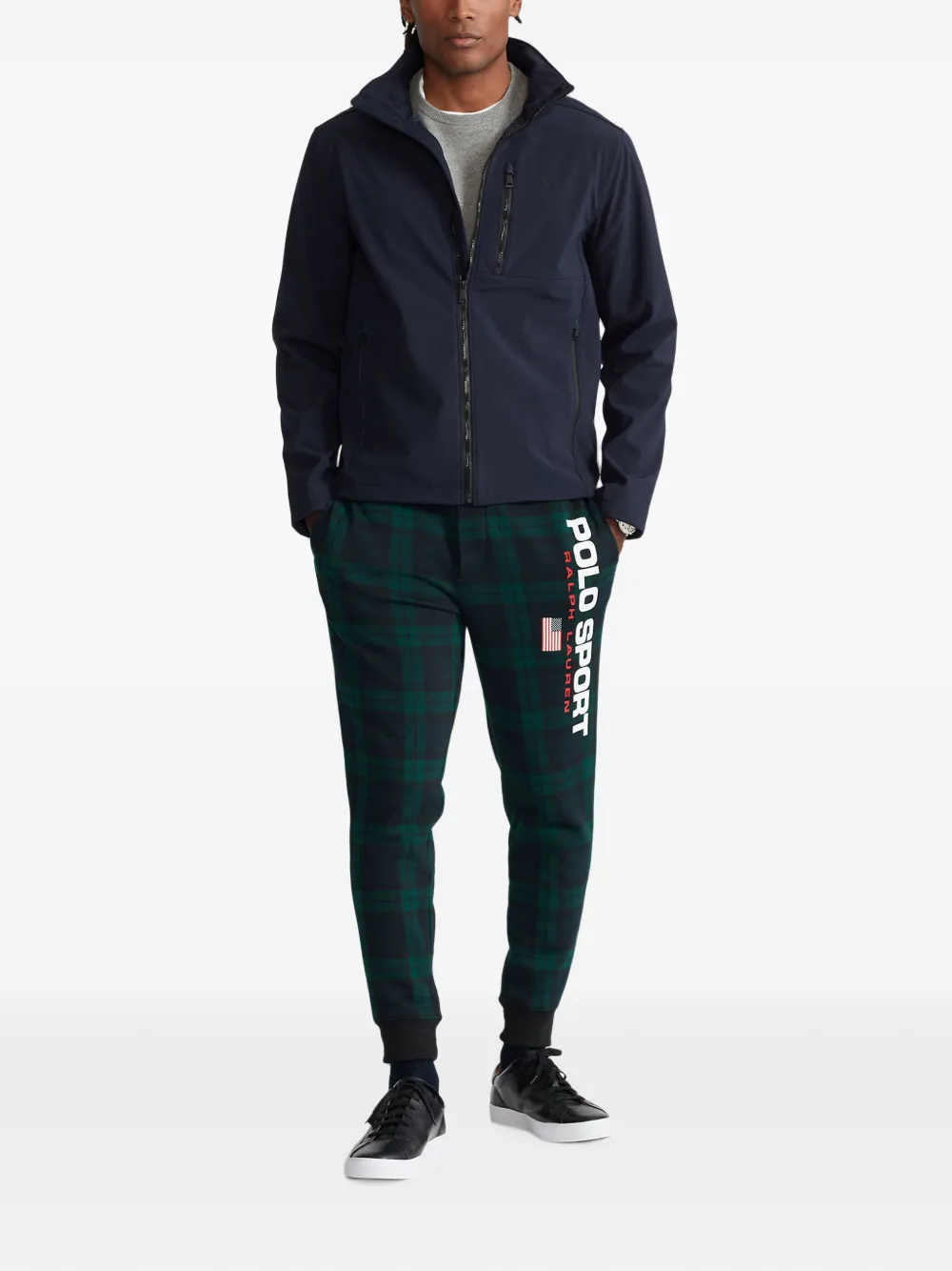 Polo Ralph Lauren Jack met geborduurd logo en rits Blauw