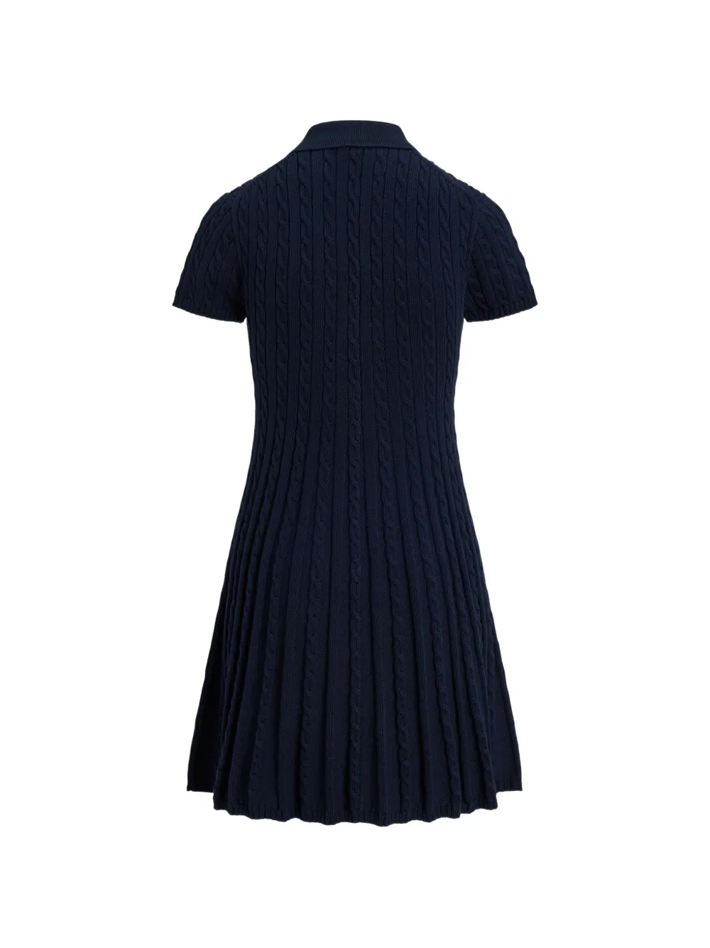 Polo Ralph Lauren Kabelgebreide mini-polojurk Blauw