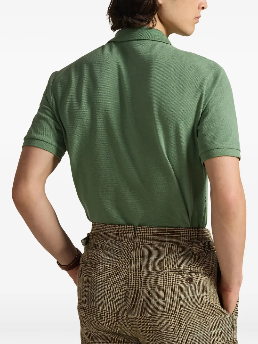 Polo Ralph Lauren Katoenen poloshirt met geborduurd logo Groen