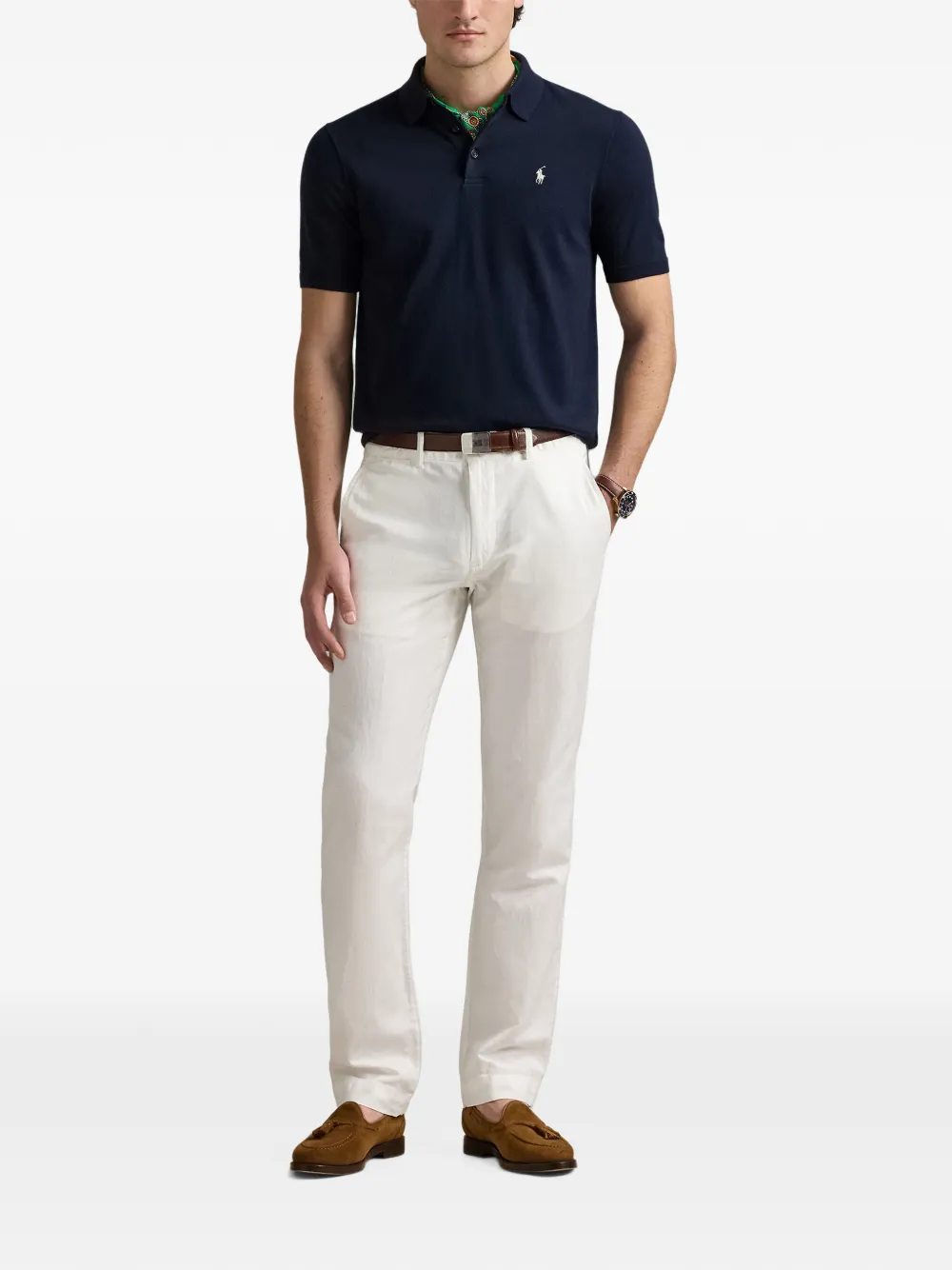 Polo Ralph Lauren Poloshirt met geborduurd logo Blauw