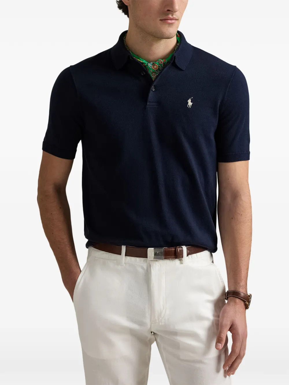 Polo Ralph Lauren Poloshirt met geborduurd logo Blauw