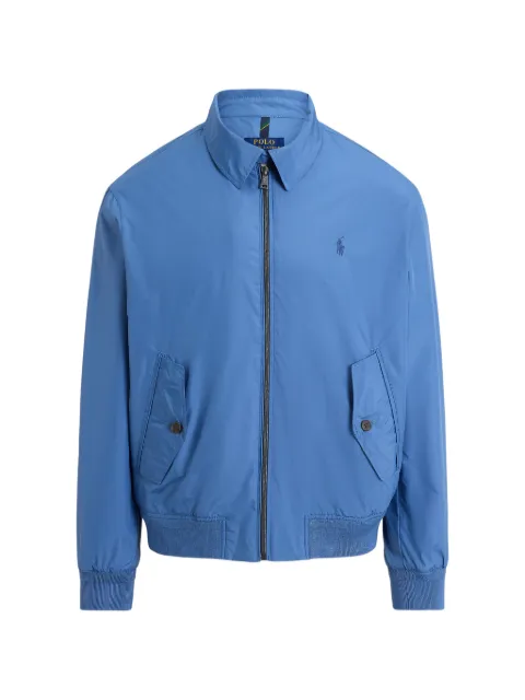 Polo Ralph Lauren logo-embroidered zip-up jacket