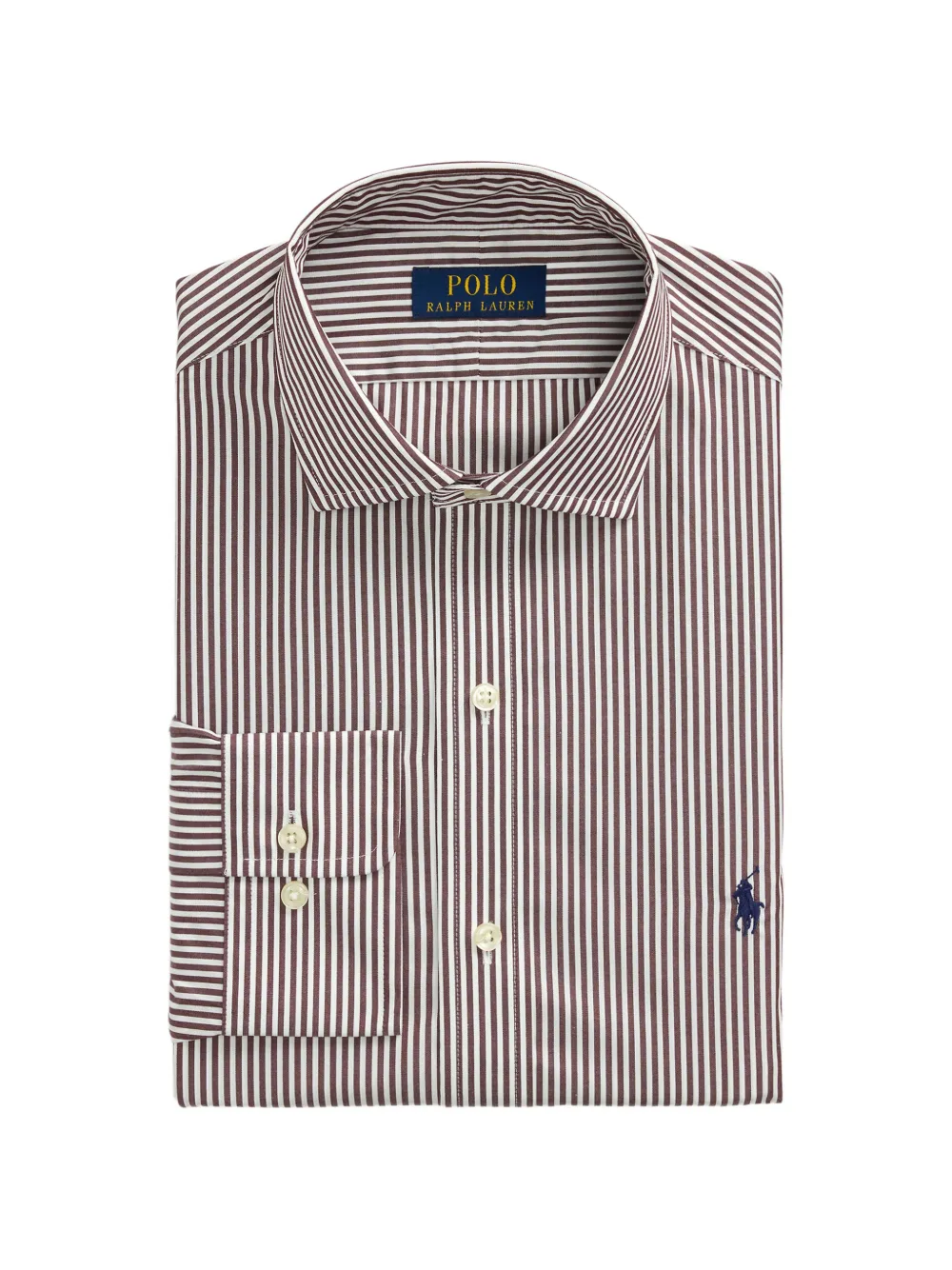 Polo Ralph Lauren vertical-stripe pattern shirt Bruin