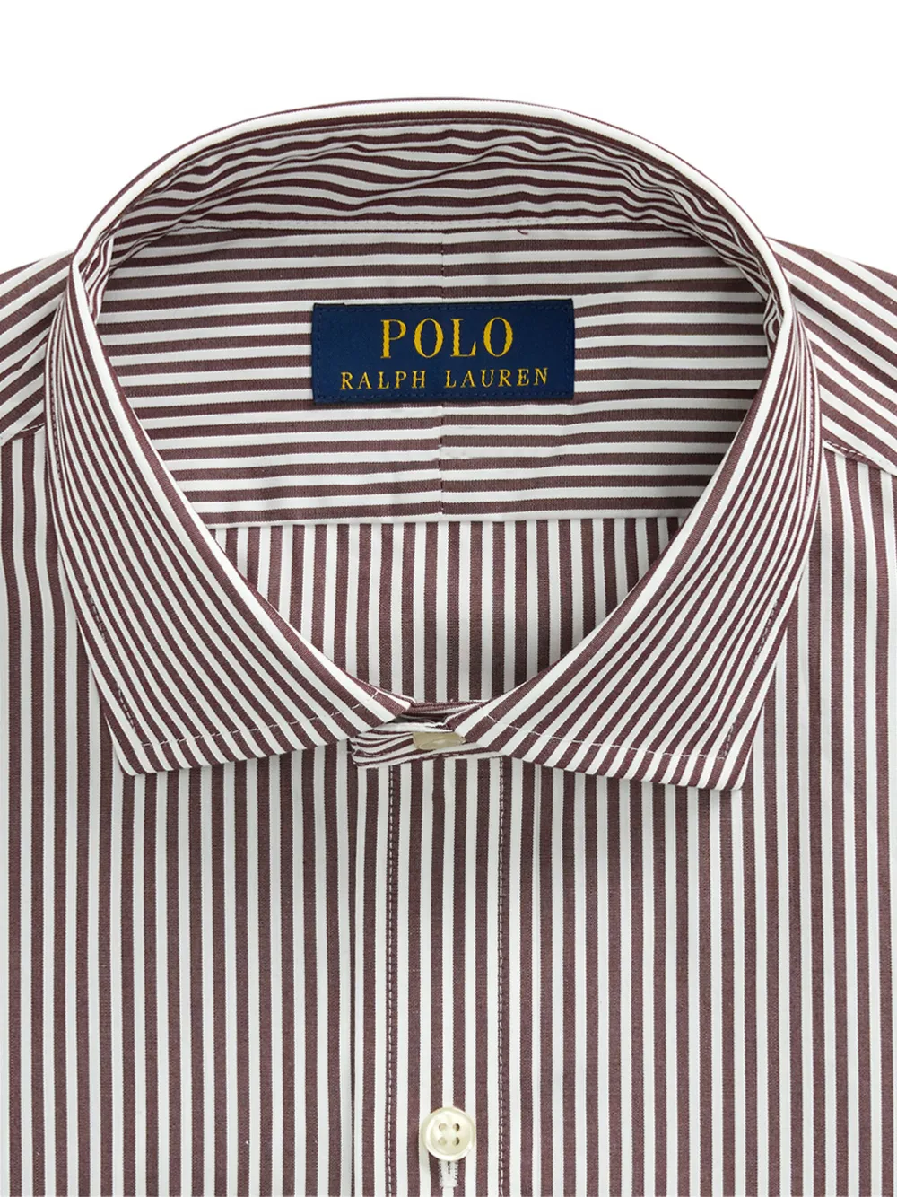 Polo Ralph Lauren vertical-stripe pattern shirt Bruin