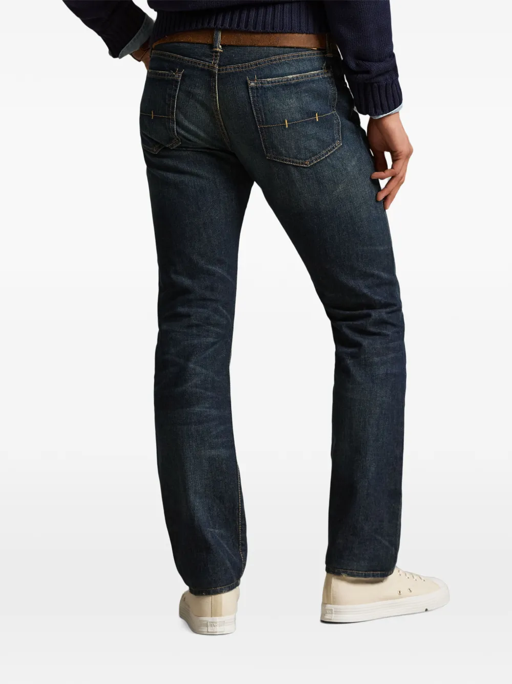 Polo Ralph Lauren Straight jeans met vervaagd effect Blauw