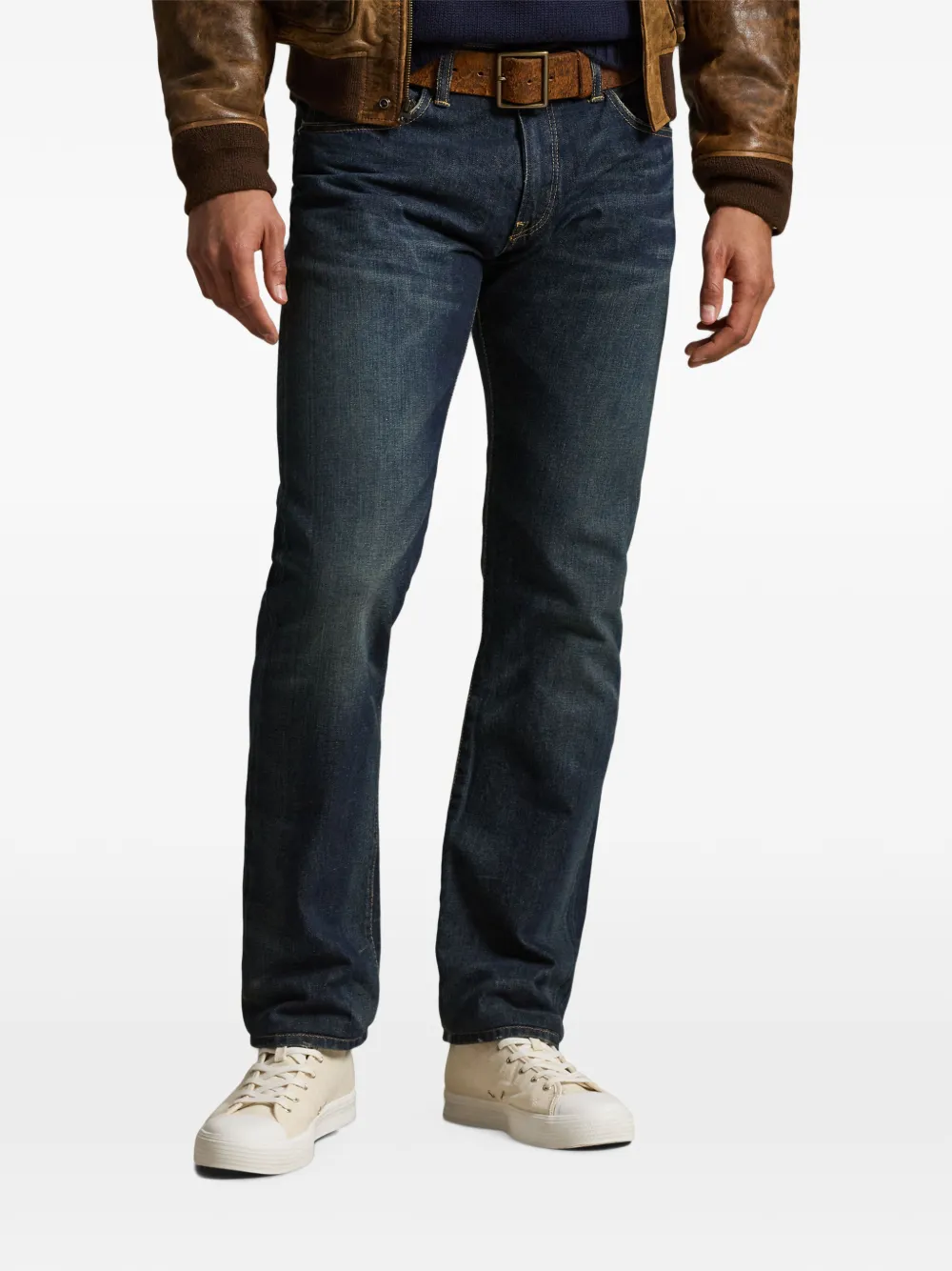 Polo Ralph Lauren Straight jeans met vervaagd effect Blauw