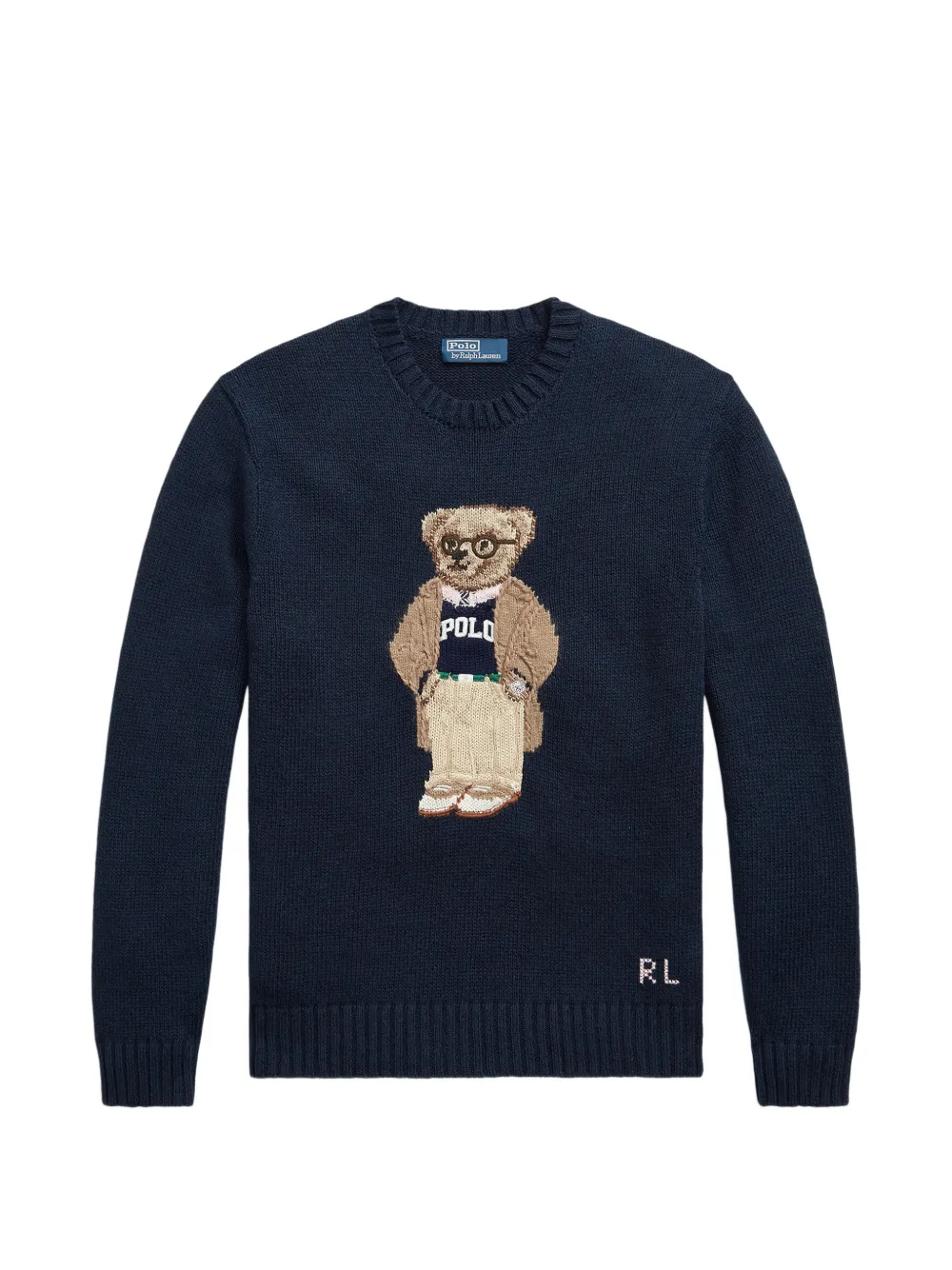 Polo Ralph Lauren Polo Bear intarsia-knit sweater - Blu