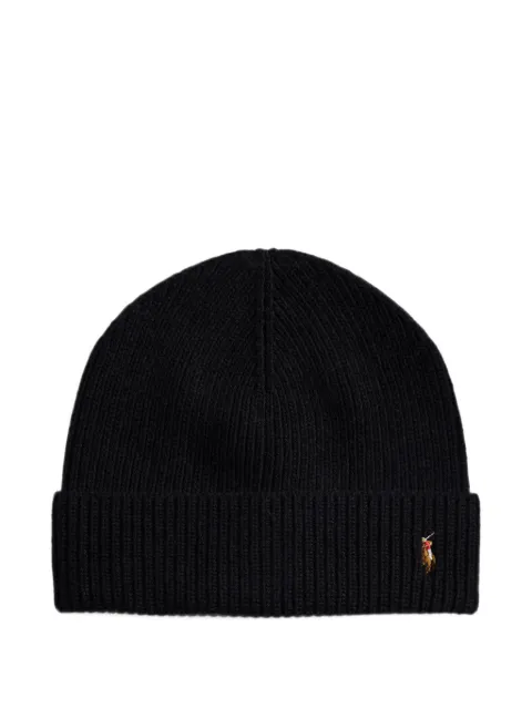 Polo Ralph Lauren ribbed-knit beanie hat