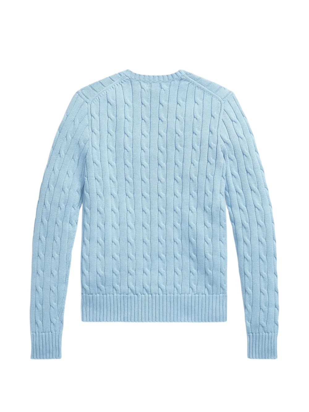 Polo Ralph Lauren Kabelgebreide trui met V-hals Blauw