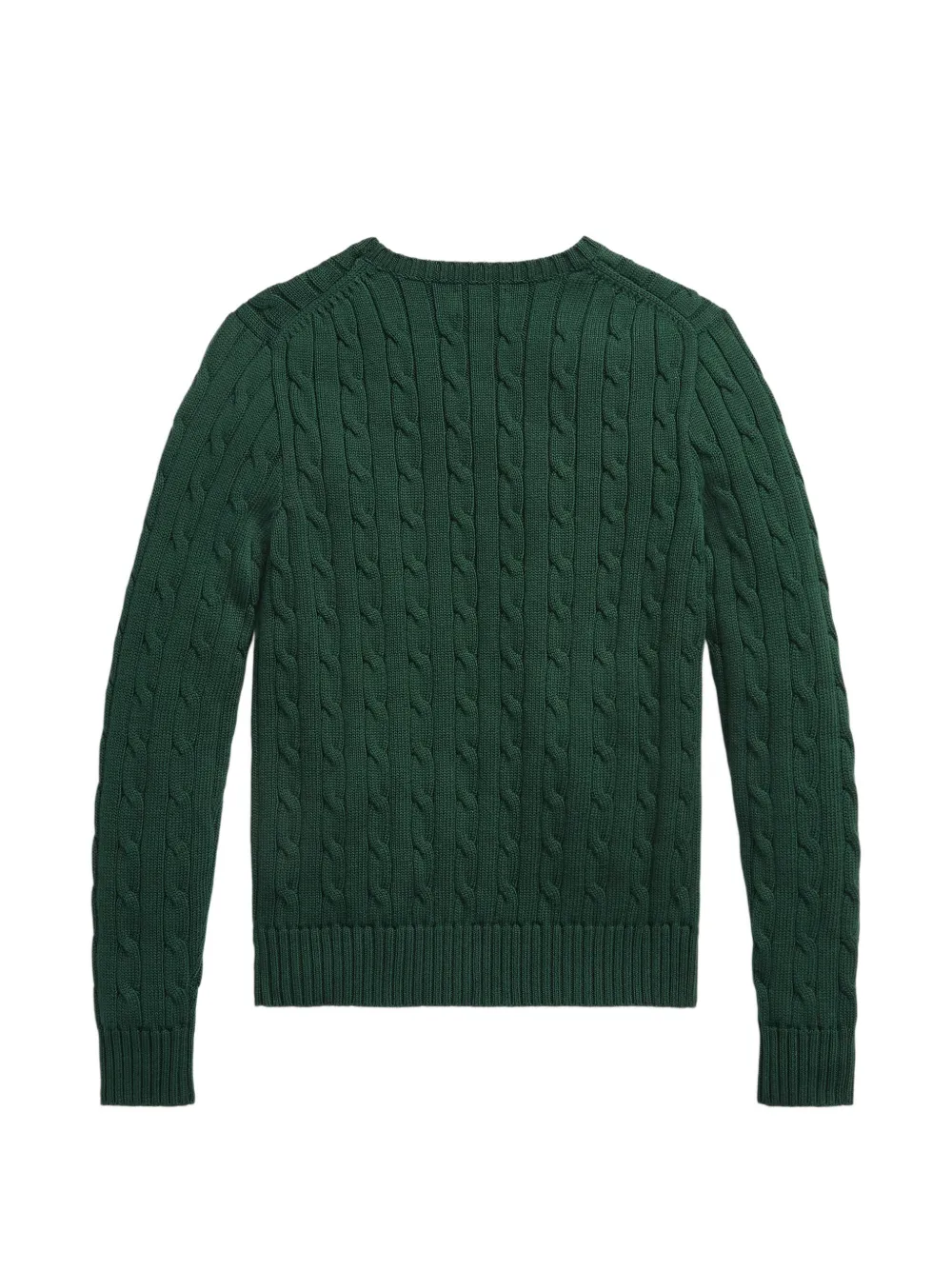 Polo Ralph Lauren Kabelgebreide trui met geborduurd logo Groen