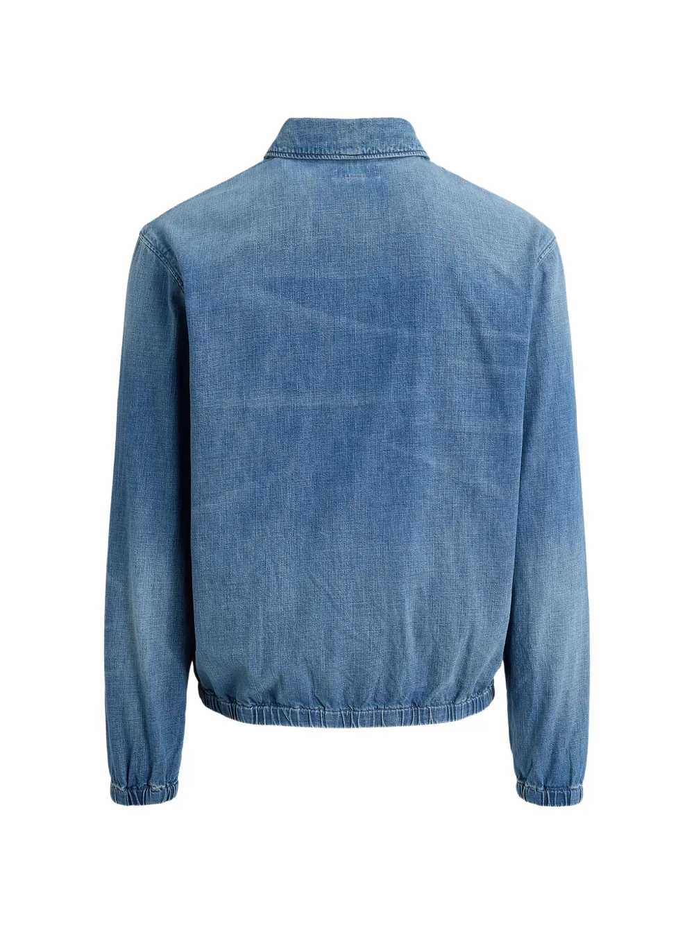 Polo Ralph Lauren Denim jack met geborduurd logo Blauw