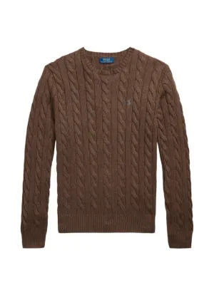 Polo Ralph Lauren ケーブルニット セーター | ブラウン | FARFETCH JP