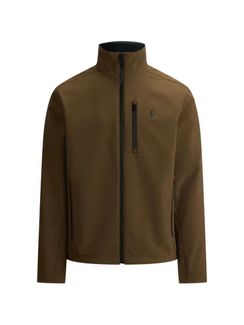 Polo Ralph Lauren logo-embroidered zip-up jacket