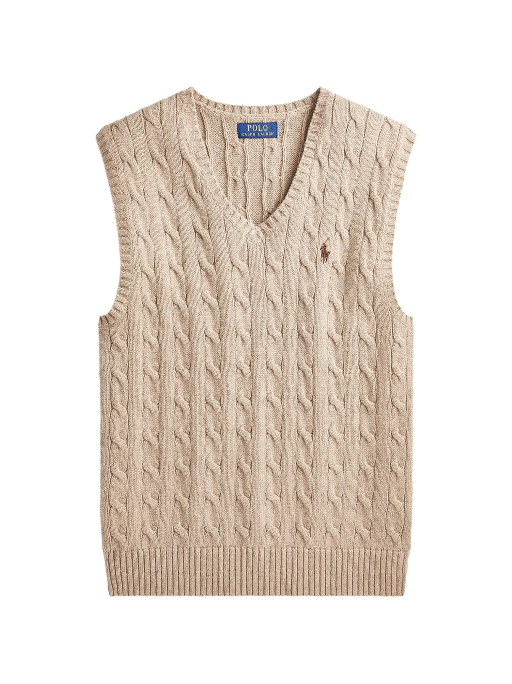 Polo Ralph Lauren cable-knit V-neck sweater vest