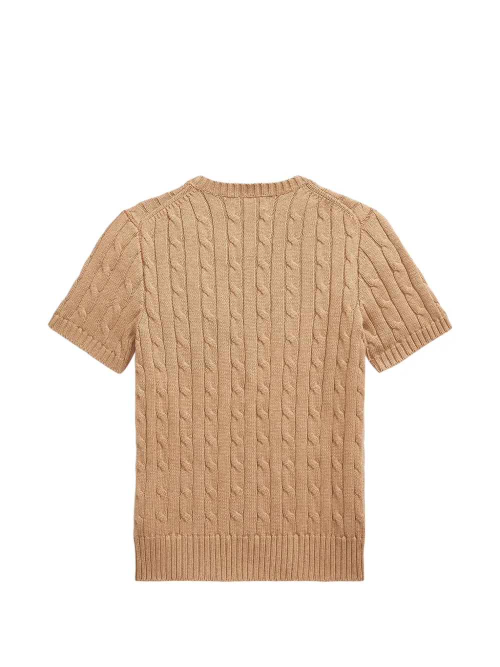 Polo Ralph Lauren Kabelgebreid T-shirt Beige