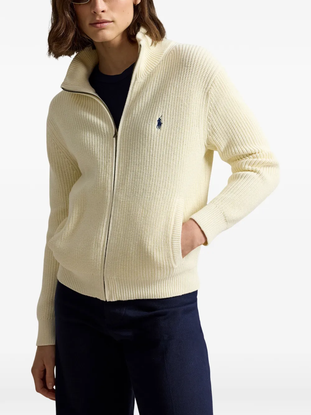 Polo Ralph Lauren Ribgebreid vest Beige