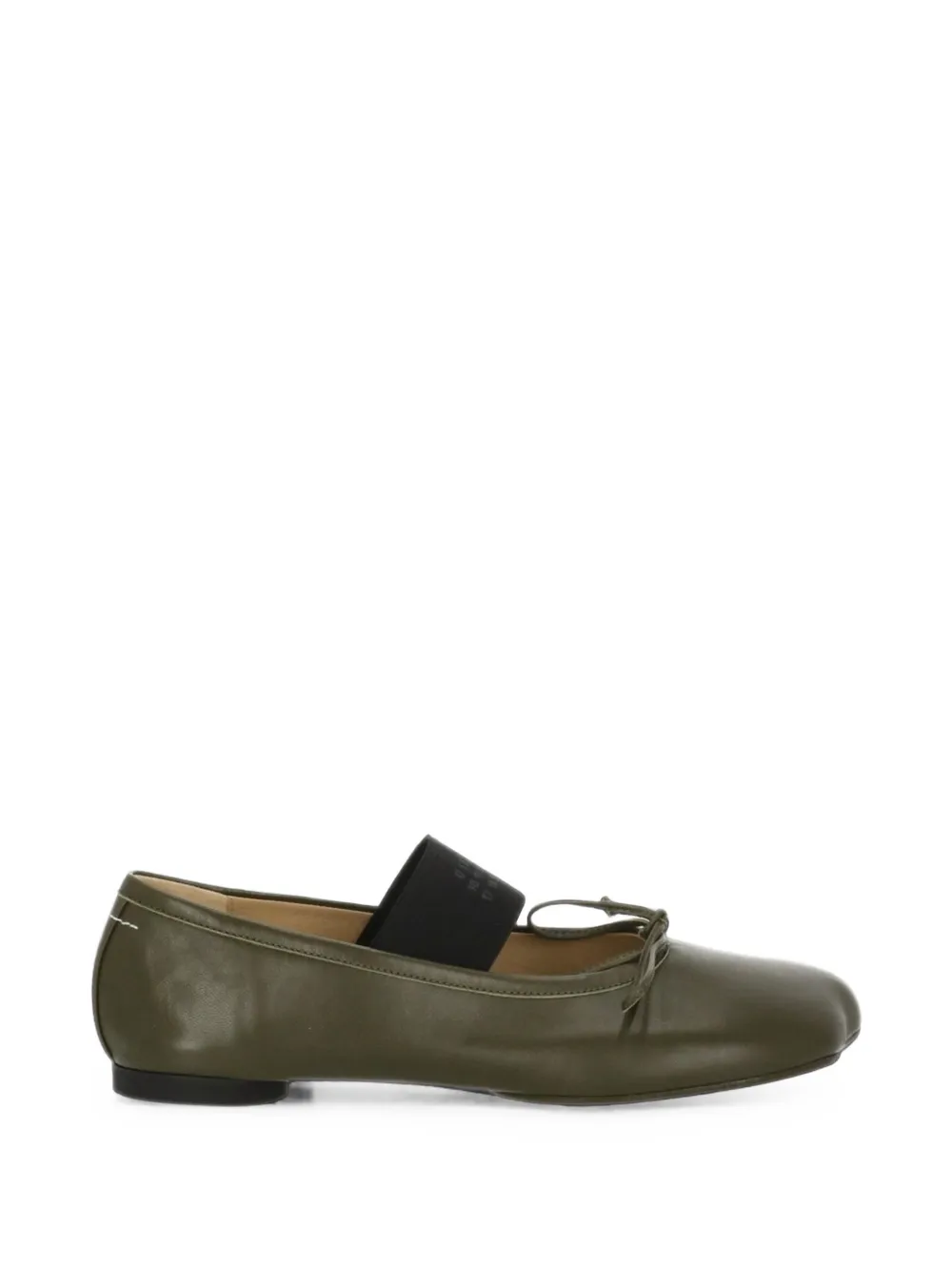 MM6 Maison Margiela Anatomic numeric ballerinas - Verde