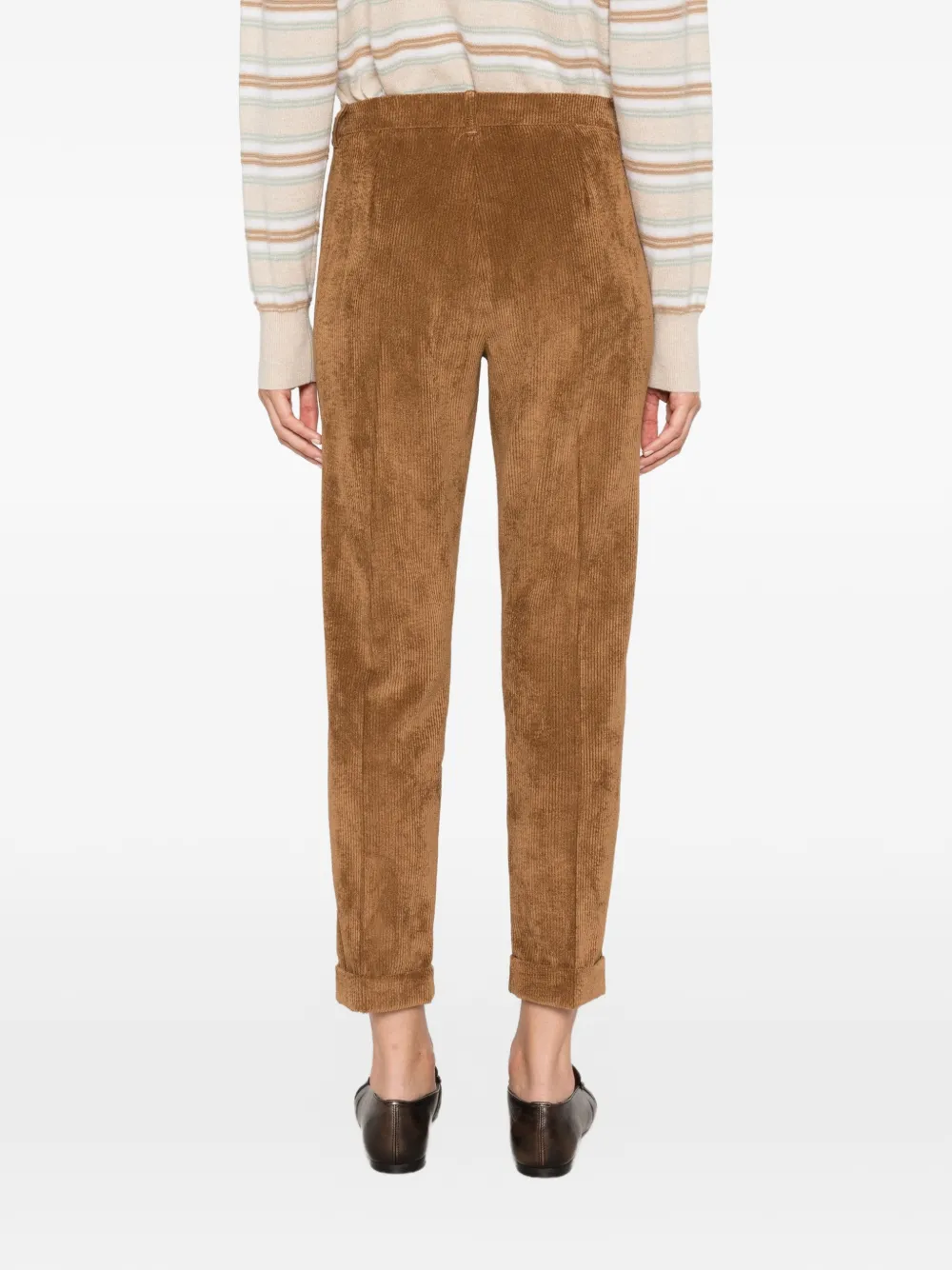 I BLUES Ribfluwelen broek Bruin