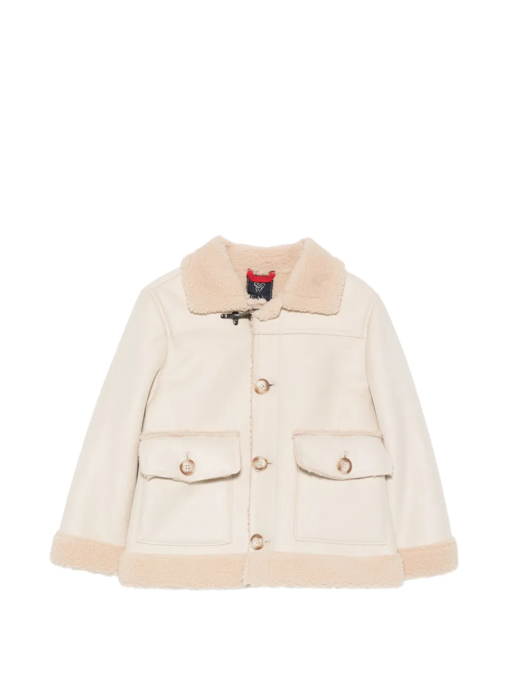 Fay Kids Geknöpfte Jacke - Nude
