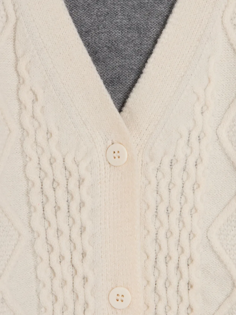 Stella McCartney Kids panelled cardigan Grijs