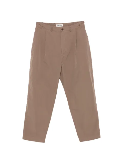 Casey Casey Basin pleated straight-leg trousers