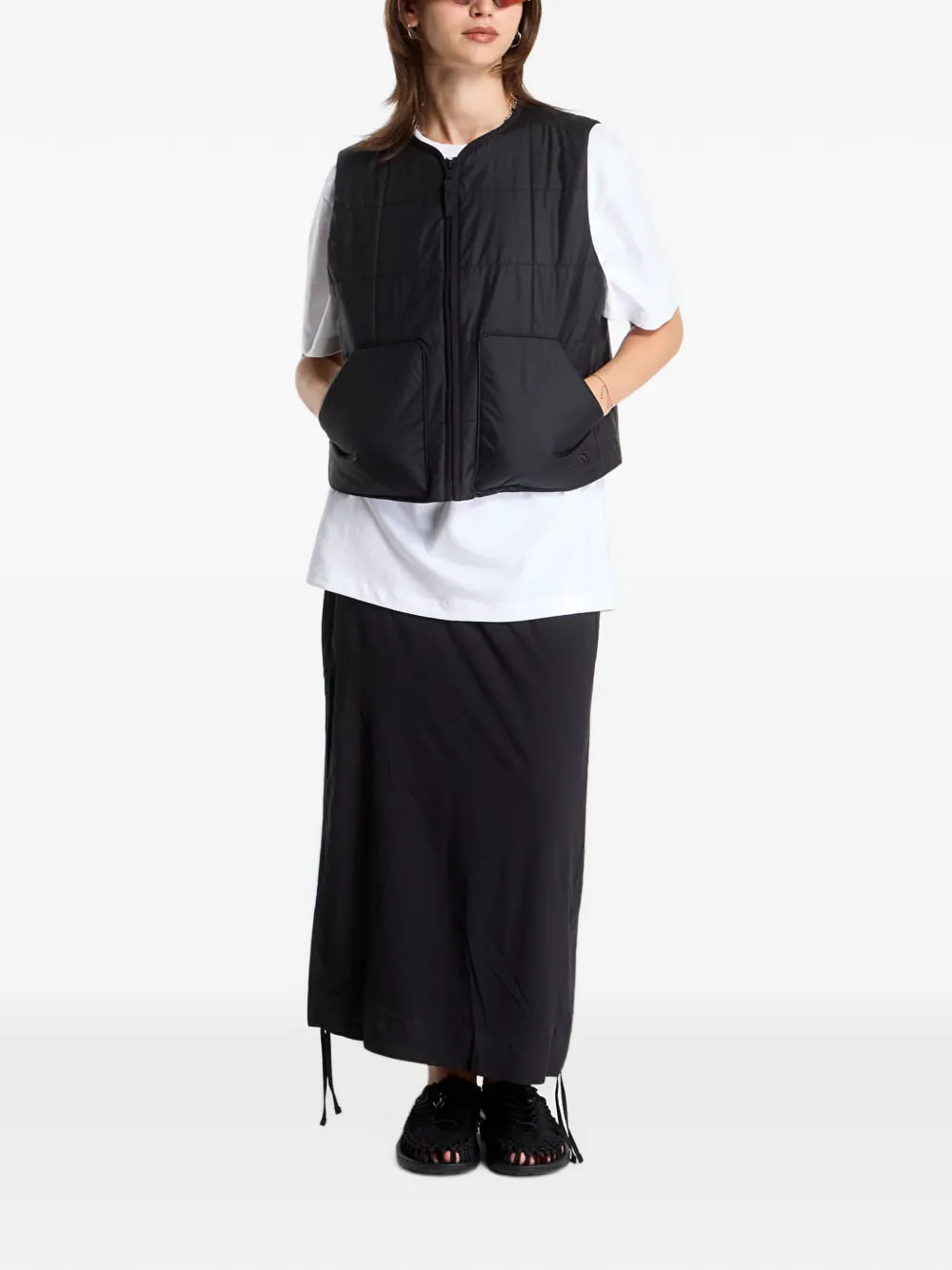 The North Face Lhotse quilted gilet Grijs