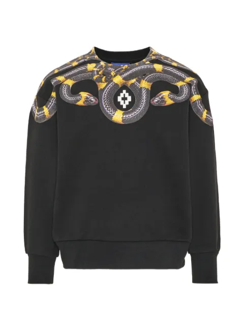 COUNTY OF MILAN snake-print logo-detail sweatshirt