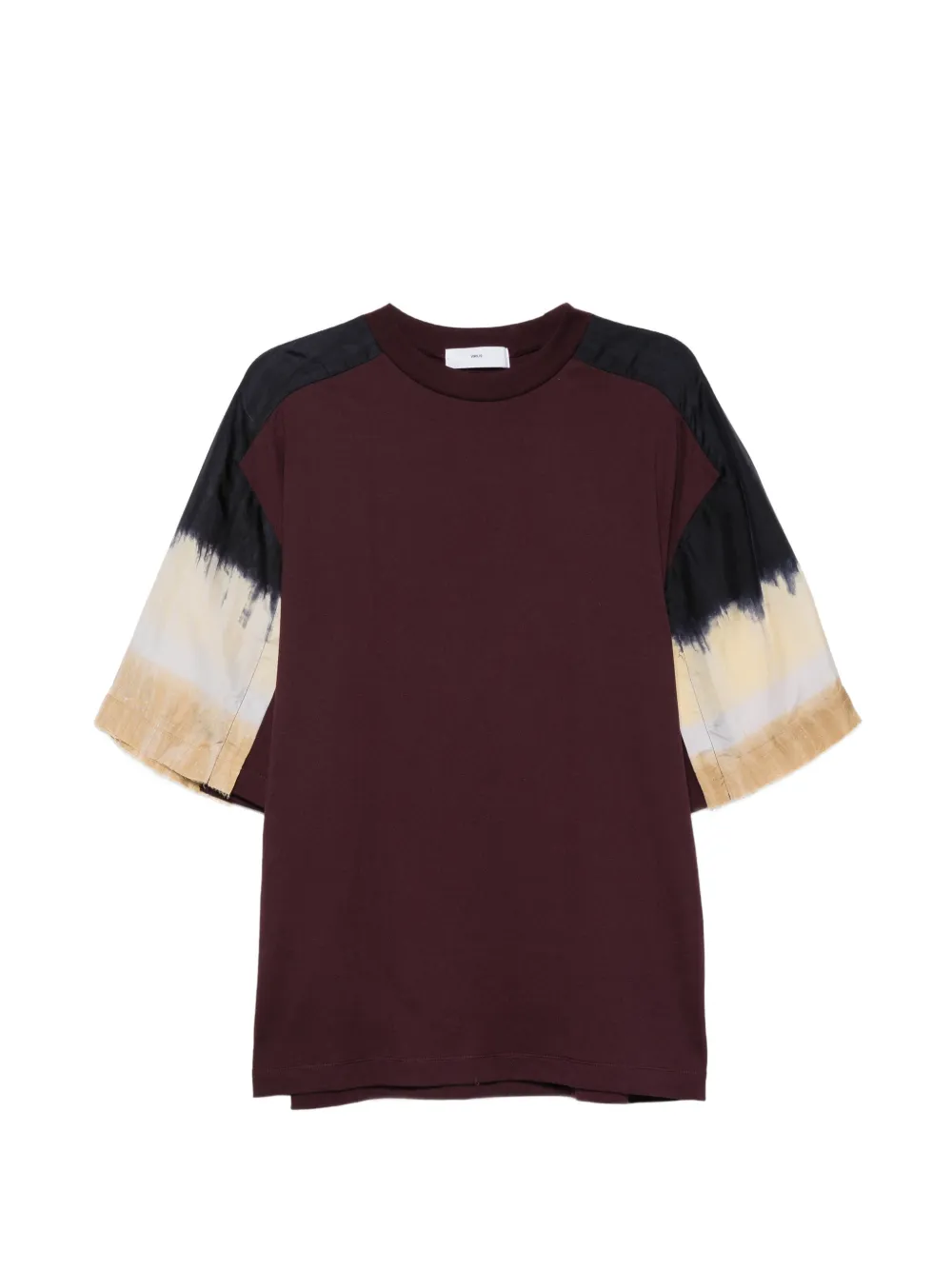 Toga Virilis tie-dye panelled T-shirt - Rouge Toga Virilis tie-dye panelled T-shirt - Rouge