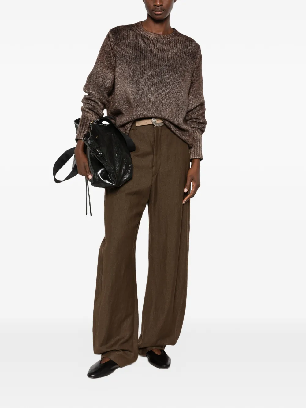 Avant Toi ribbed-knit sweater Bruin