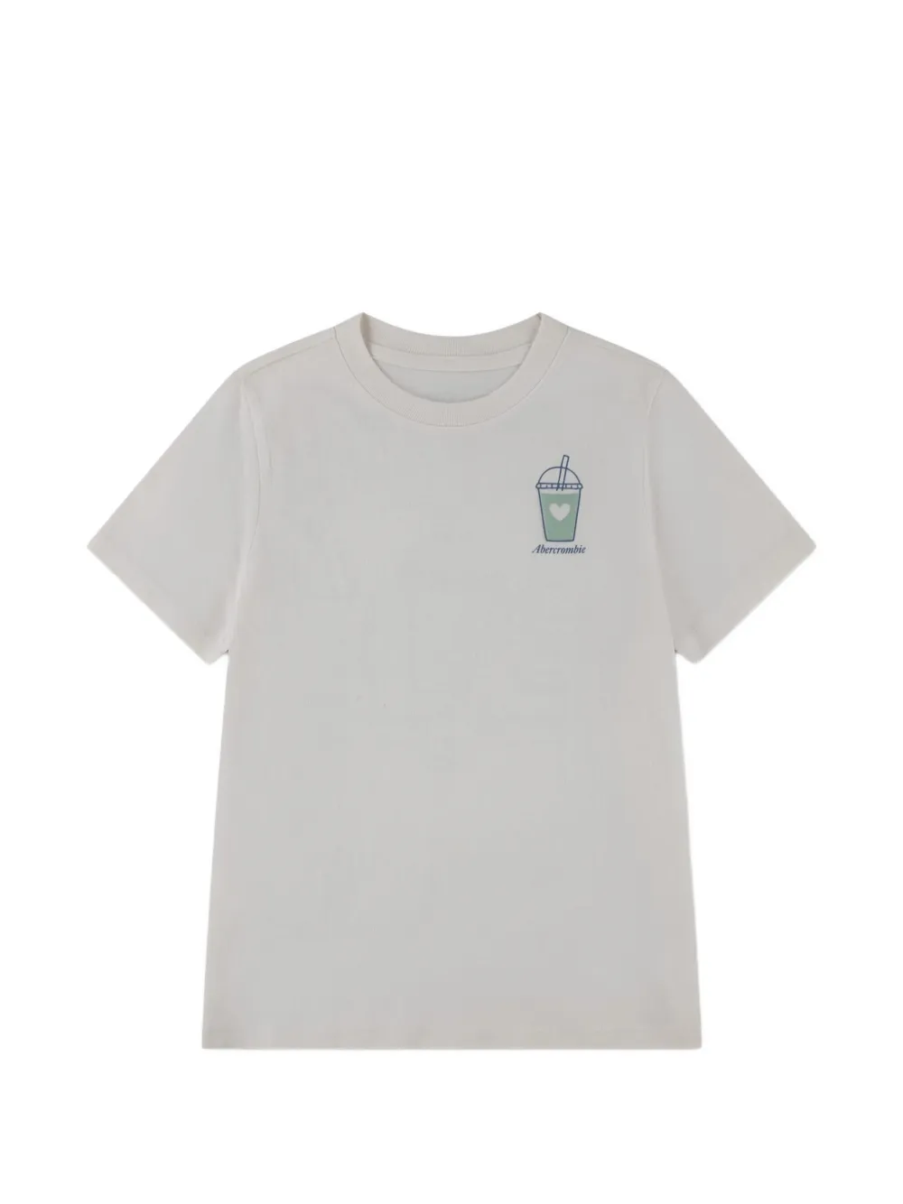 ABERCROMBIE FITCH KIDS Matcha graphic-print T-shirt - Toni neutri
