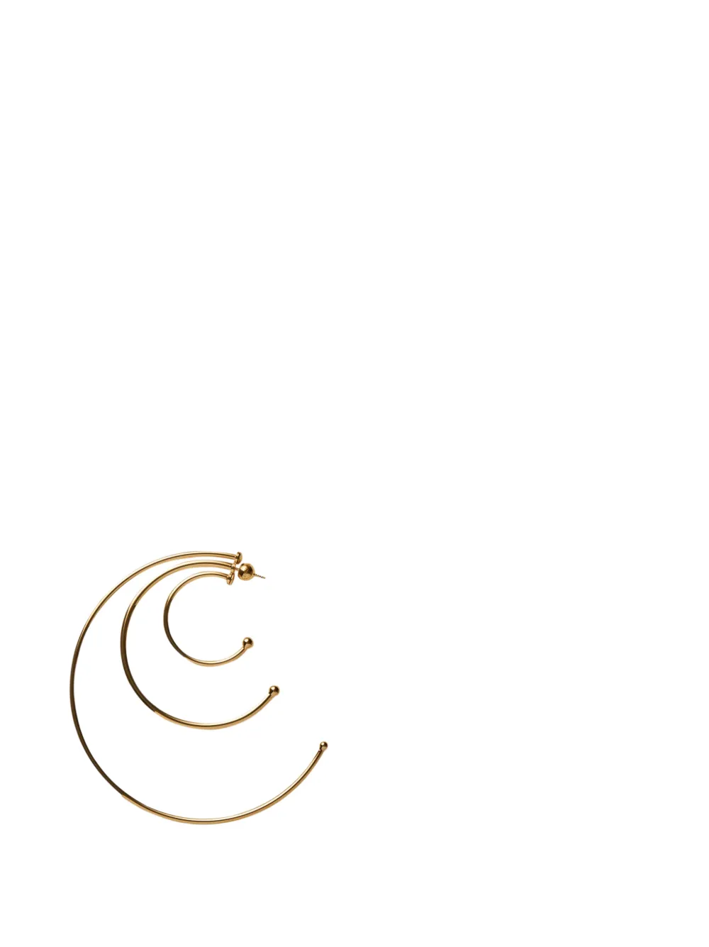 Panconesi Solar triple-hoop earrings