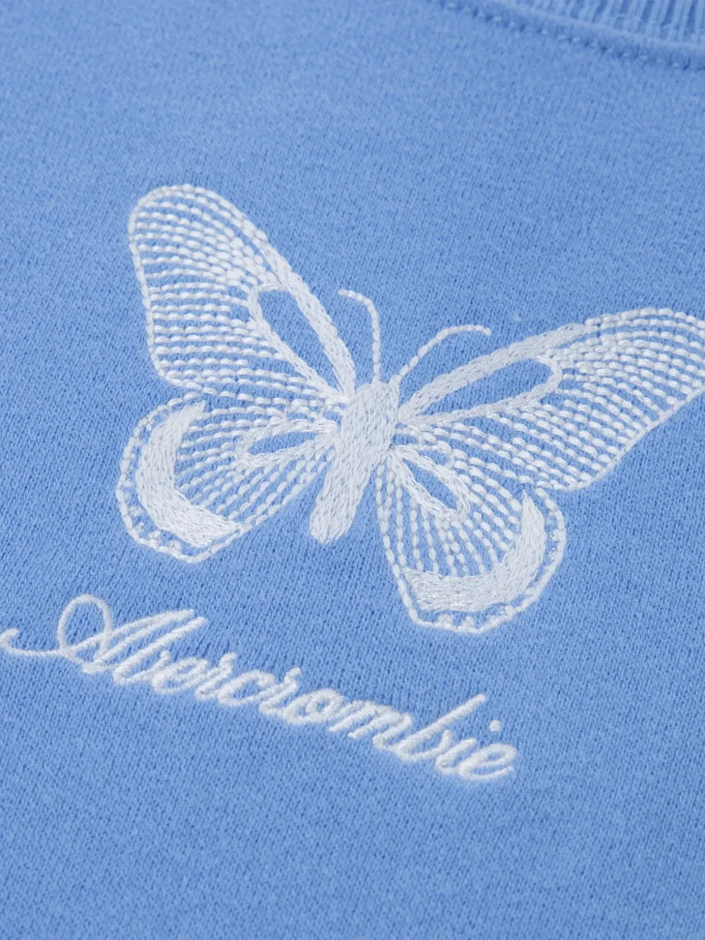 ABERCROMBIE FITCH KIDS Sweater met geborduurde vlinder Blauw
