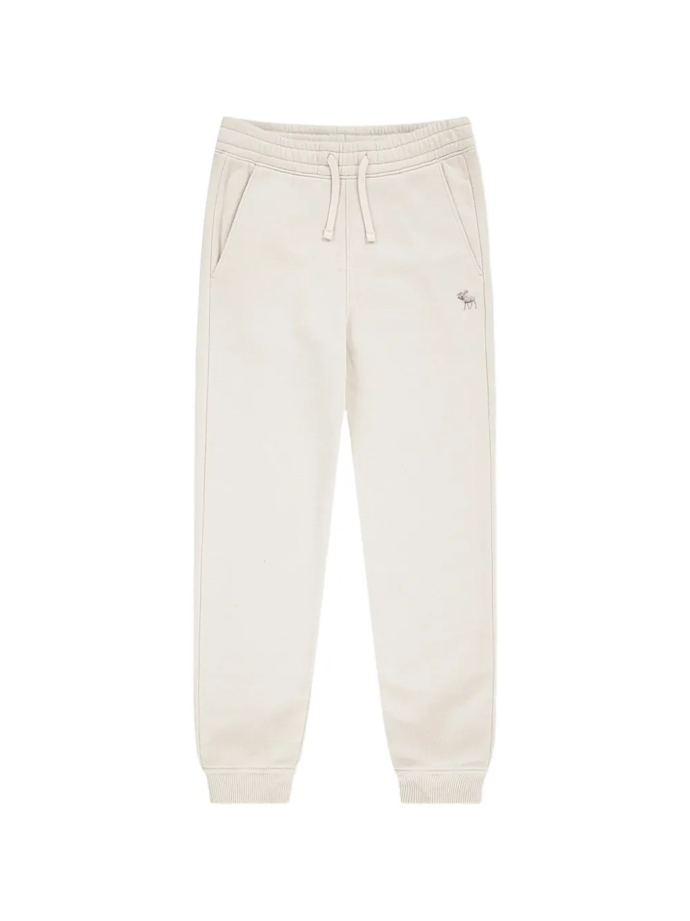 ABERCROMBIE FITCH KIDS Essential logo-embroidered track pants - Toni neutri