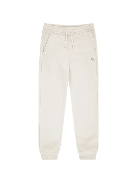 ABERCROMBIE FITCH KIDS Essential logo-embroidered track pants