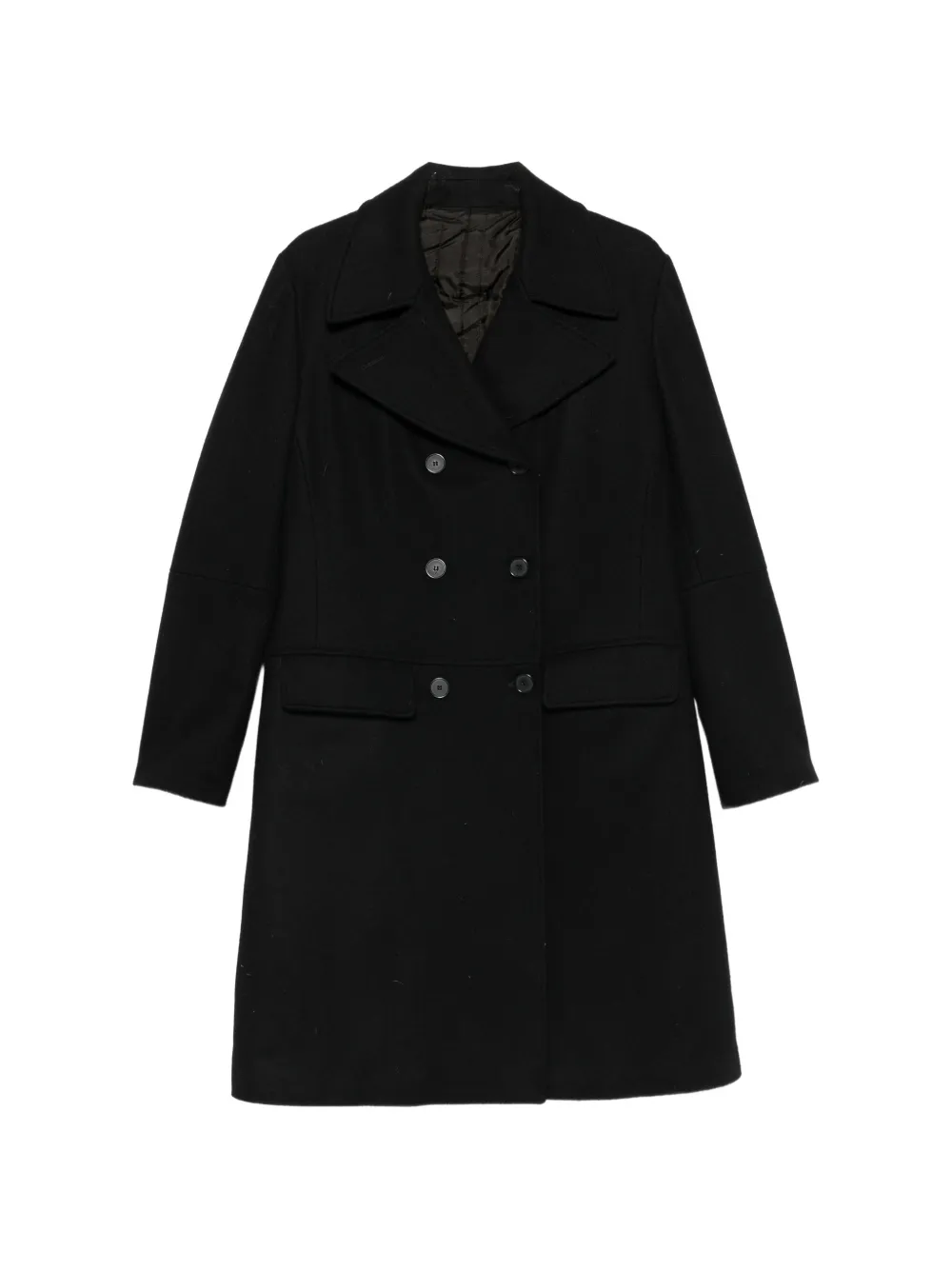 Helmut Lang Pre-Owned Cappotto doppiopetto anni '90 - Nero