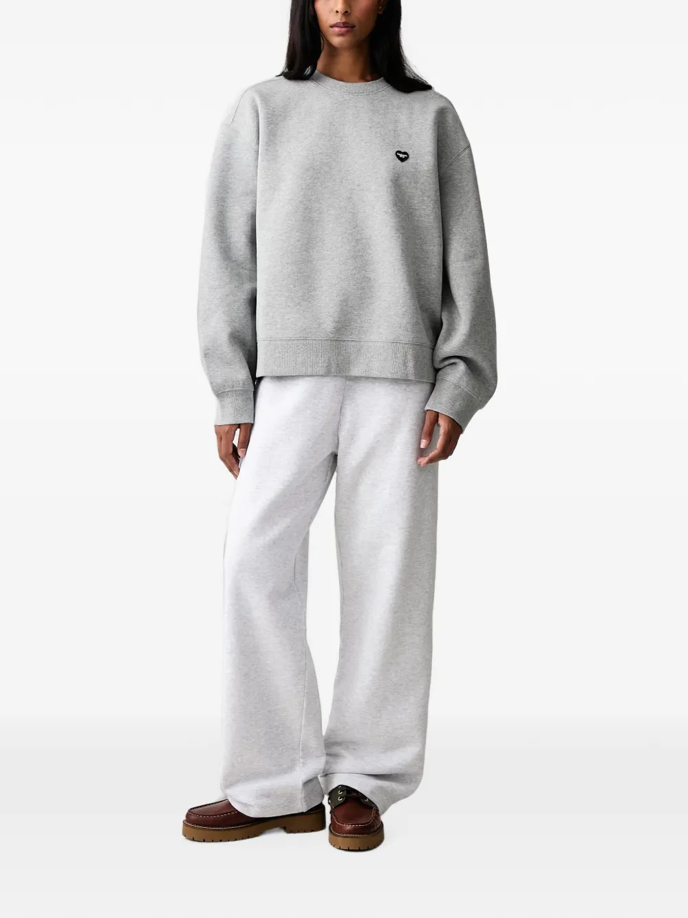 Carhartt WIP Sweater met hartpatch Grijs