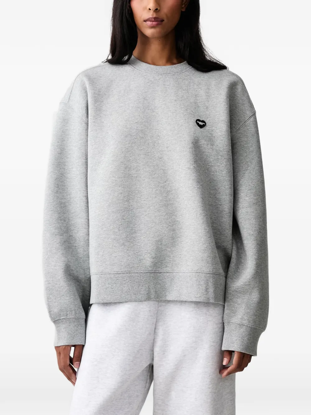 Carhartt WIP Sweater met hartpatch Grijs