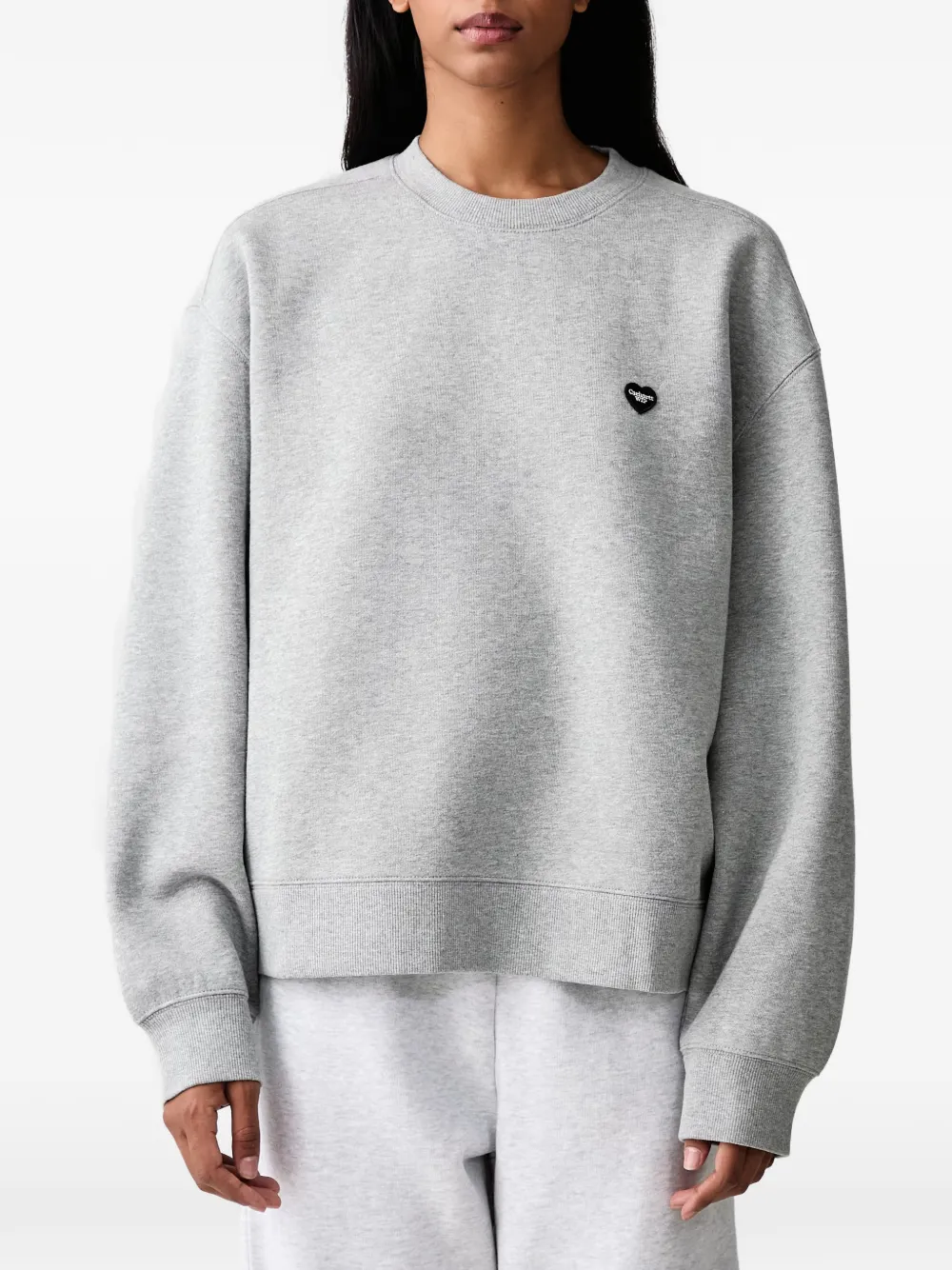 Carhartt WIP Sweater met hartpatch Grijs