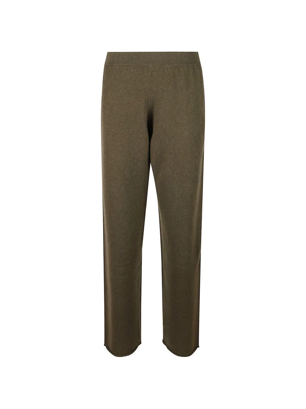 Sa Su Phi Fine-knit Straight-leg Trousers In Animal Print