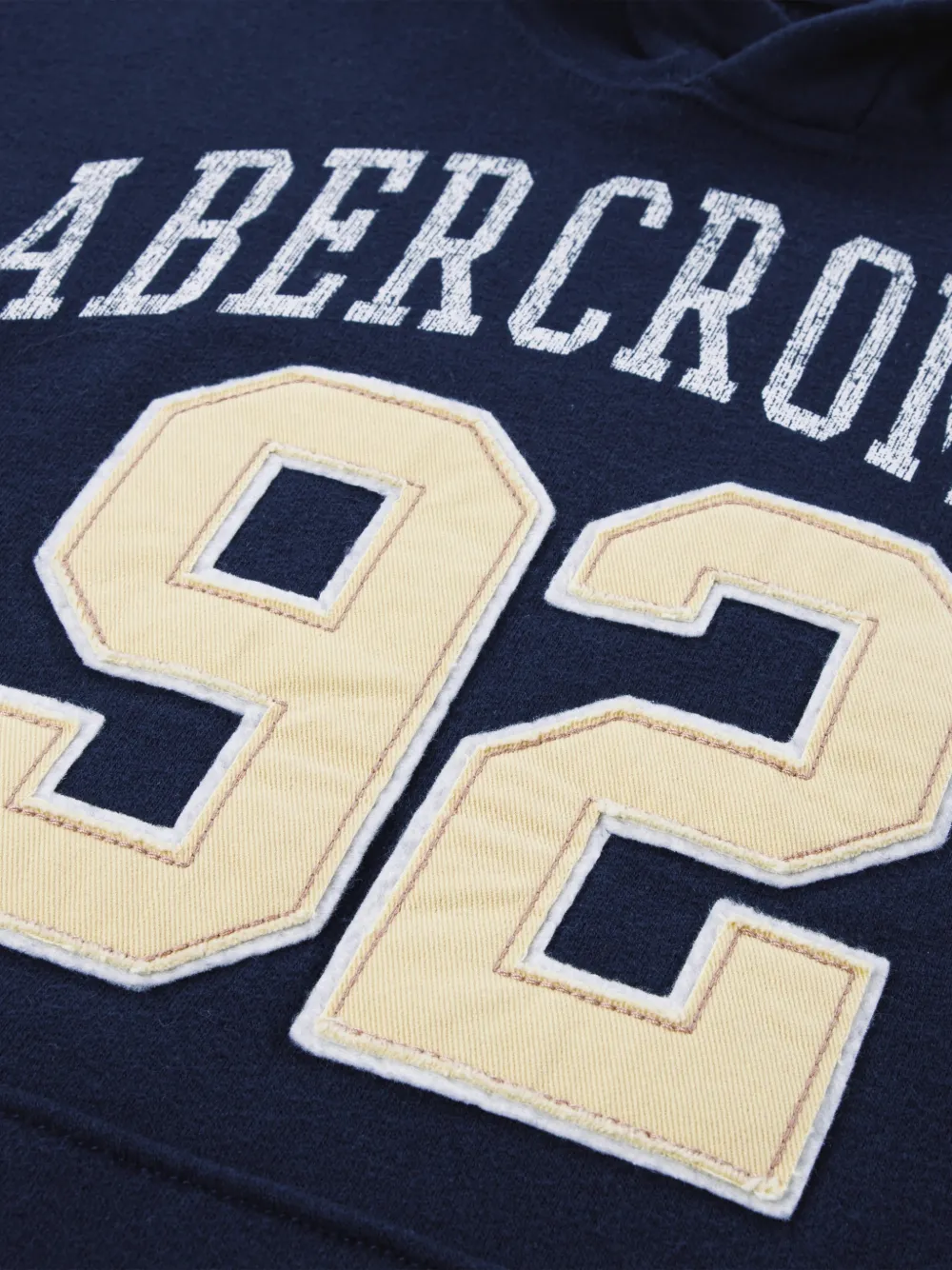 ABERCROMBIE FITCH KIDS Hoodie met logo-patch en buidelzak Blauw