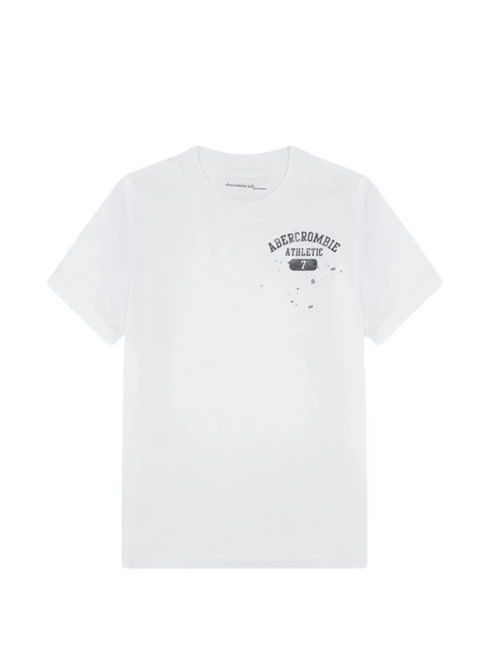 ABERCROMBIE FITCH KIDS Athletic Core Lockup graphic-print cotton T-shirt - Bianco