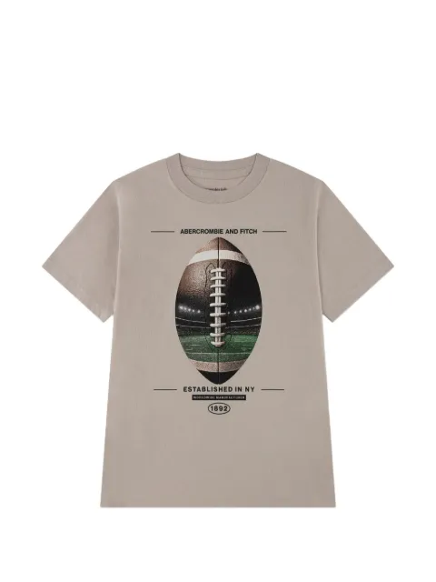 ABERCROMBIE FITCH KIDS Football Fill graphic-print T-shirt