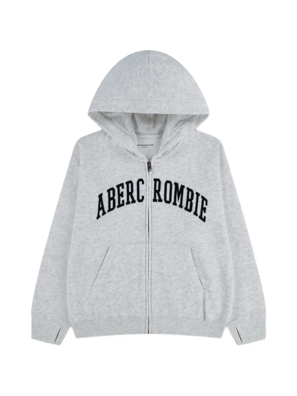 ABERCROMBIE FITCH KIDS Hoodie met logo-applicatie Grijs