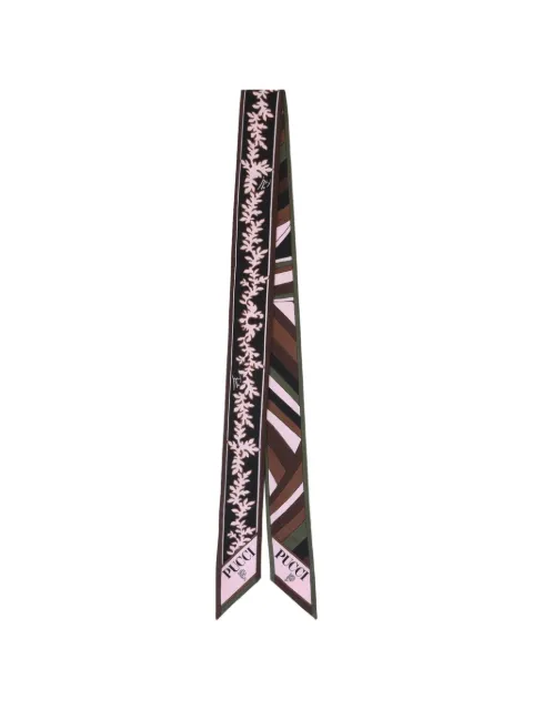 PUCCI mixed print silk bandeau