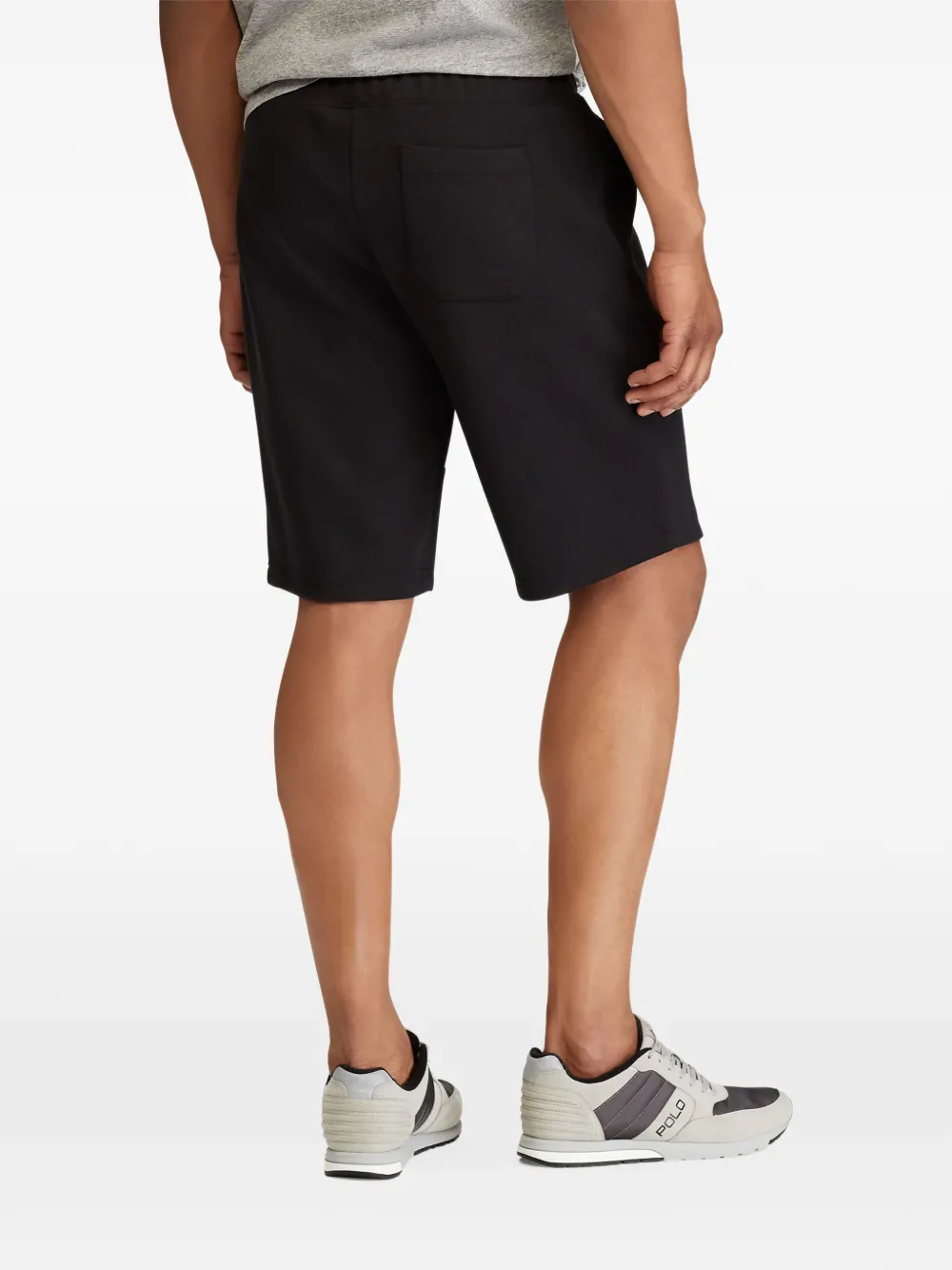 Polo Ralph Lauren logo-embroidered drawstring shorts Zwart